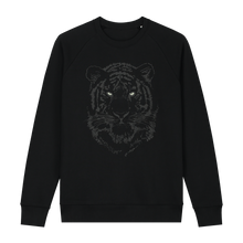 Load image into Gallery viewer, Loenatix Zwarte Tijger Sweater Glow in the Dark Zwarte Tijger trui Voorkant
