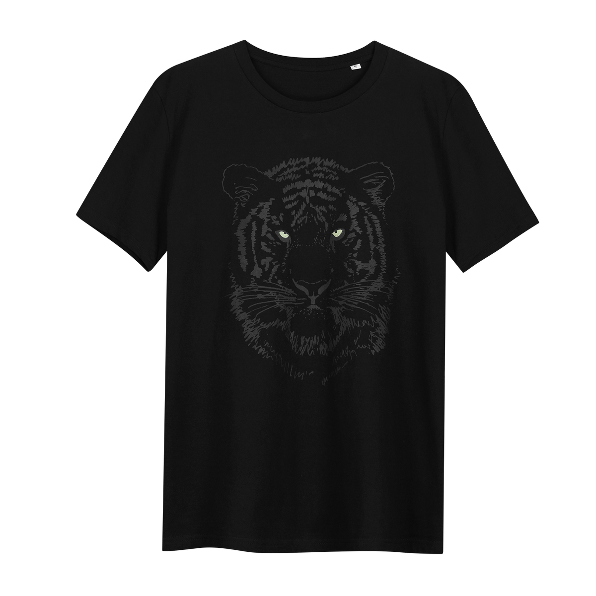 Black Tiger Glow in the Dark Loenatix Children s T shirt