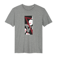 Load image into Gallery viewer, Loenatix Space Maker T-shirt Biologisch katoen T-shirt Fairtrade T-shirt Graphic Art T-shirt color Grey Voorzijde t-shirt