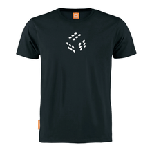 Load image into Gallery viewer, Okimono 666 Dobbelsteen Lucky Dice Casino Graphic T-shirt Black Round neck T-shirt