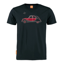 Load image into Gallery viewer, Okimono Eend2 Citroen 2CV Classic Car T-shirt Round neck T-shirt