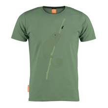 Load image into Gallery viewer, Okimono Karma Chameleon Kameleon T-shirt Round neck T-shirt