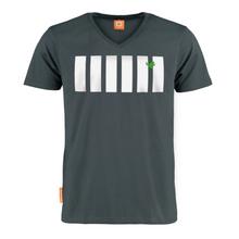 Load image into Gallery viewer, Okimono LaFrog Frog Crossing Road Kikker Zebrapad T-shirt V-neck T-shirt