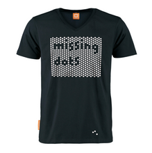 Load image into Gallery viewer, Okimono Missing Dots Black Graphic T-shirt V-neck T-shirt