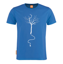 Load image into Gallery viewer, Okimono Recharge Them Woods Blue T-shirt Round neck T-shirt