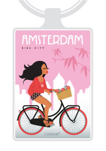 Keyhanger Amsterdam Bike Girl