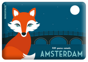 Magnet Amsterdam Canal Fox 400 Year Anniversary Amsterdam Canal District Herengracht Keizersgracht Prinsengracht Amstel River