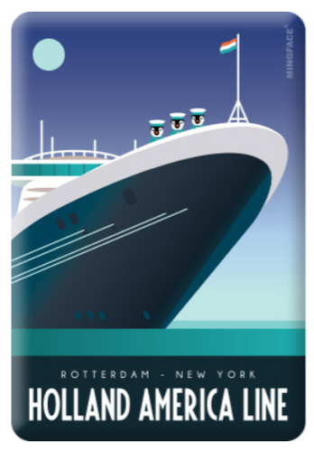 Magnet Rotterdam New York Holland America Line