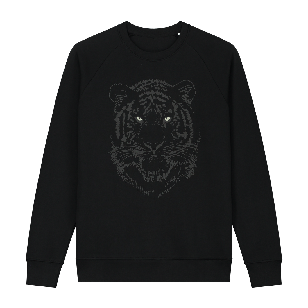 Black Tiger Glow in The Dark Loenatix sweater Straatwaar