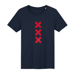 Amsterdam Navy (Red) - Children's T-shirt