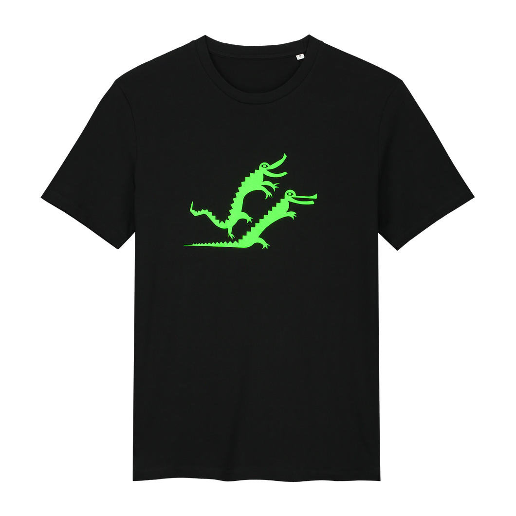 Loenatix Croco Stairs T-shirt Krokodil T-shirt Alligator T-shirt Voorkant