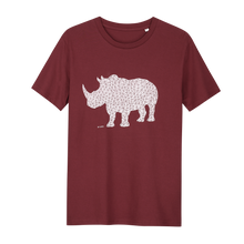 Afbeelding in Gallery-weergave laden, Rhino Burgundy - T-shirt
