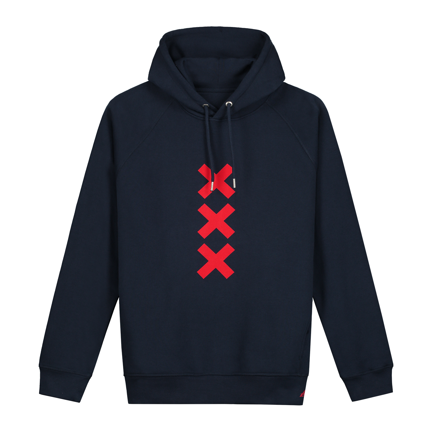 XXX Amsterdam Navy Burgundy Hoodie Loenatix Straatwaar