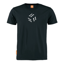 Load image into Gallery viewer, Okimono 666 Dobbelsteen Lucky Dice Casino Graphic T-shirt Black Round neck T-shirt
