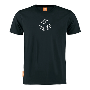 Okimono 666 Dobbelsteen Lucky Dice Casino Graphic T-shirt Black Round neck T-shirt