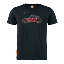 Load image into Gallery viewer, Okimono Eend2 Citroen 2CV Classic Car T-shirt Round neck T-shirt
