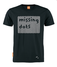 Afbeelding in Gallery-weergave laden, Okimono Missing Dots Black Graphic T-shirt Round neck T-shirt
