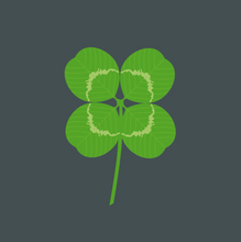 Load image into Gallery viewer, Okimono One4Luck Lucky Clover Klavertje 4 Vier Graphic Close-Up
