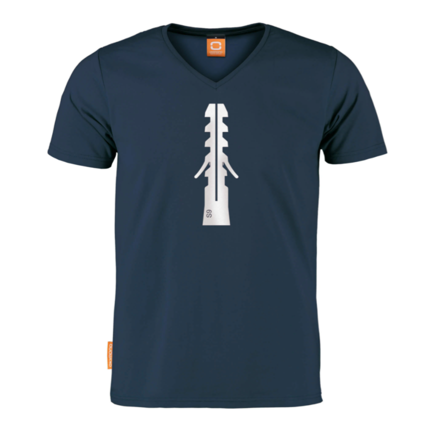 Okimono The Plug Real Men T-shirt Handy Man Klusjesman Graphic T-shirt V-neck T-shirt