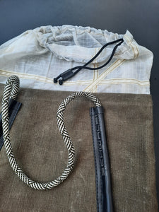 Shopping Bag Recycled Military Canvas - Parachute Pull Cord